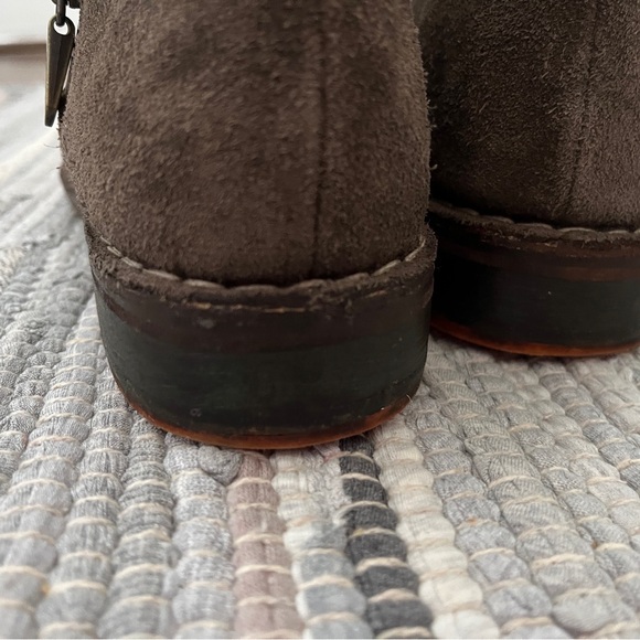 NWOT Brown Suede Ankle Boots - Picture 8 of 9